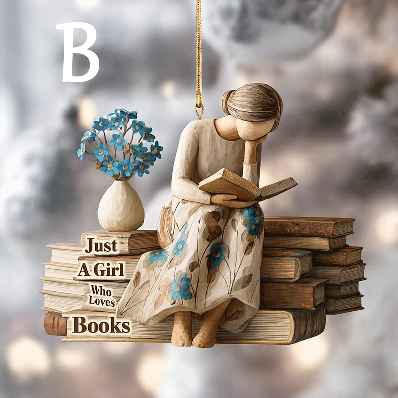 🔥LAST DAY 50% OFF - 🎄📚Reader Christmas Decoration