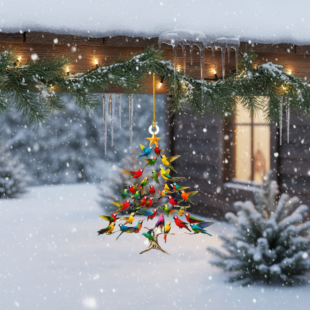 ✨🐦 Hummingbird Holiday Ornament – Nature’s Beauty in Your Home 🎄ROSOPLTM