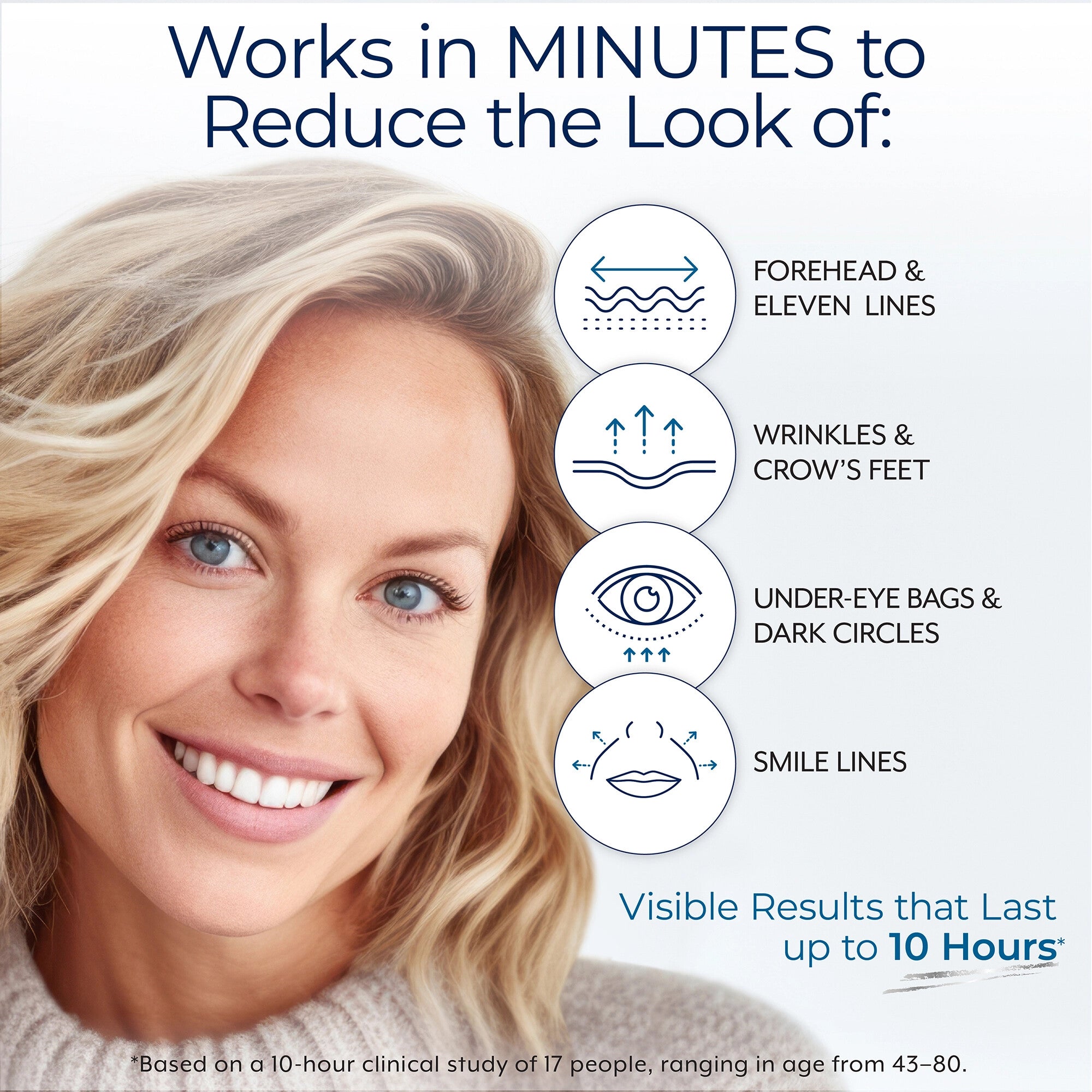 Instant Eye Firming Serum - Instantly Visibly Reduces Under-Eye Bags, Wrinkles, Dark Circles, Fine Lines, and Crow's Feet. Anti-Aging and Anti-Wrinkle Treatment for Full Face Size Tube.