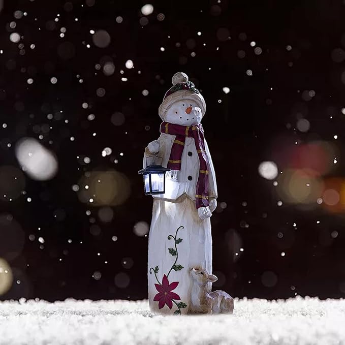 🎄⛄Handmade Snowman with Lantern