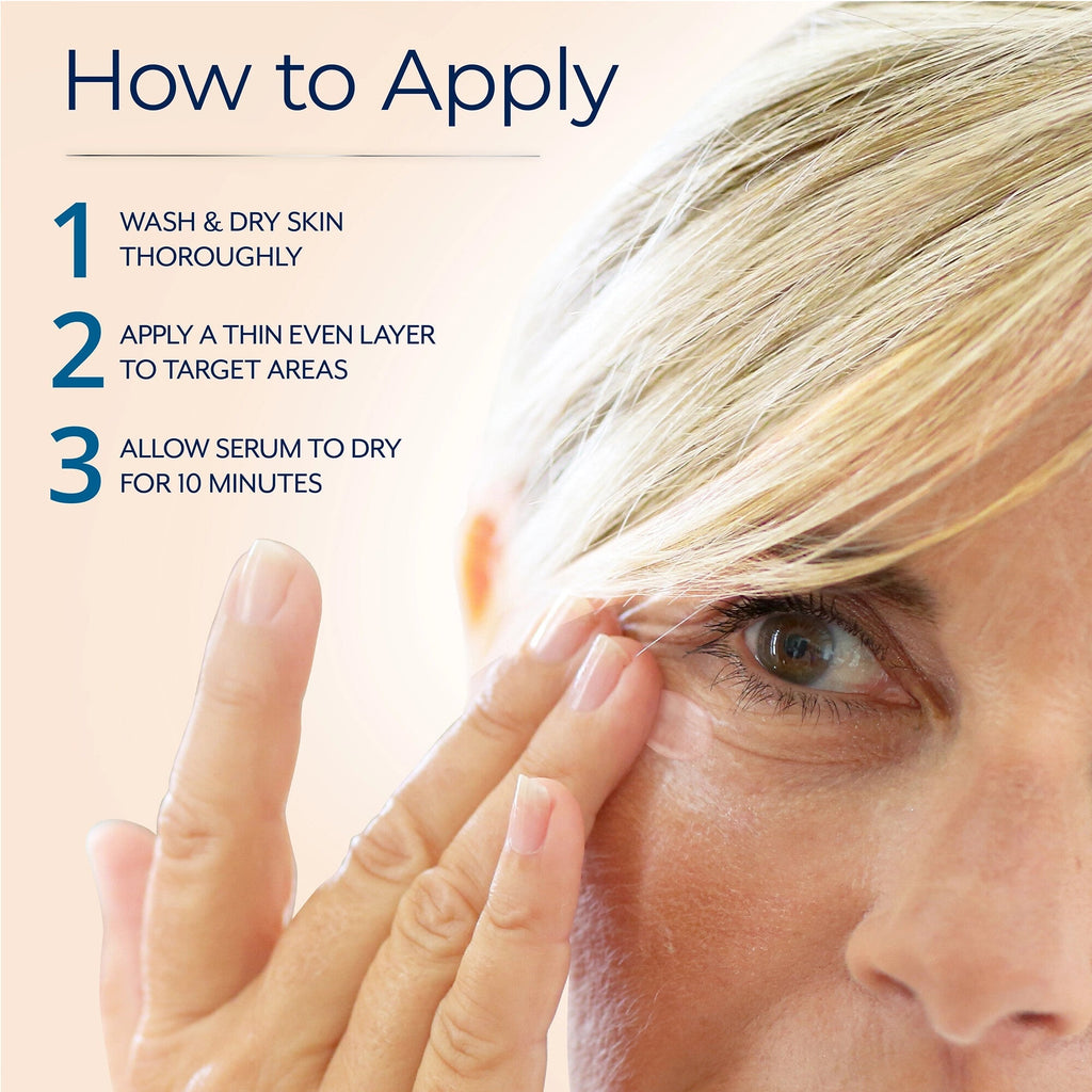 Instant Eye Firming Serum - Instantly Visibly Reduces Under-Eye Bags, Wrinkles, Dark Circles, Fine Lines, and Crow's Feet. Anti-Aging and Anti-Wrinkle Treatment for Full Face Size Tube.