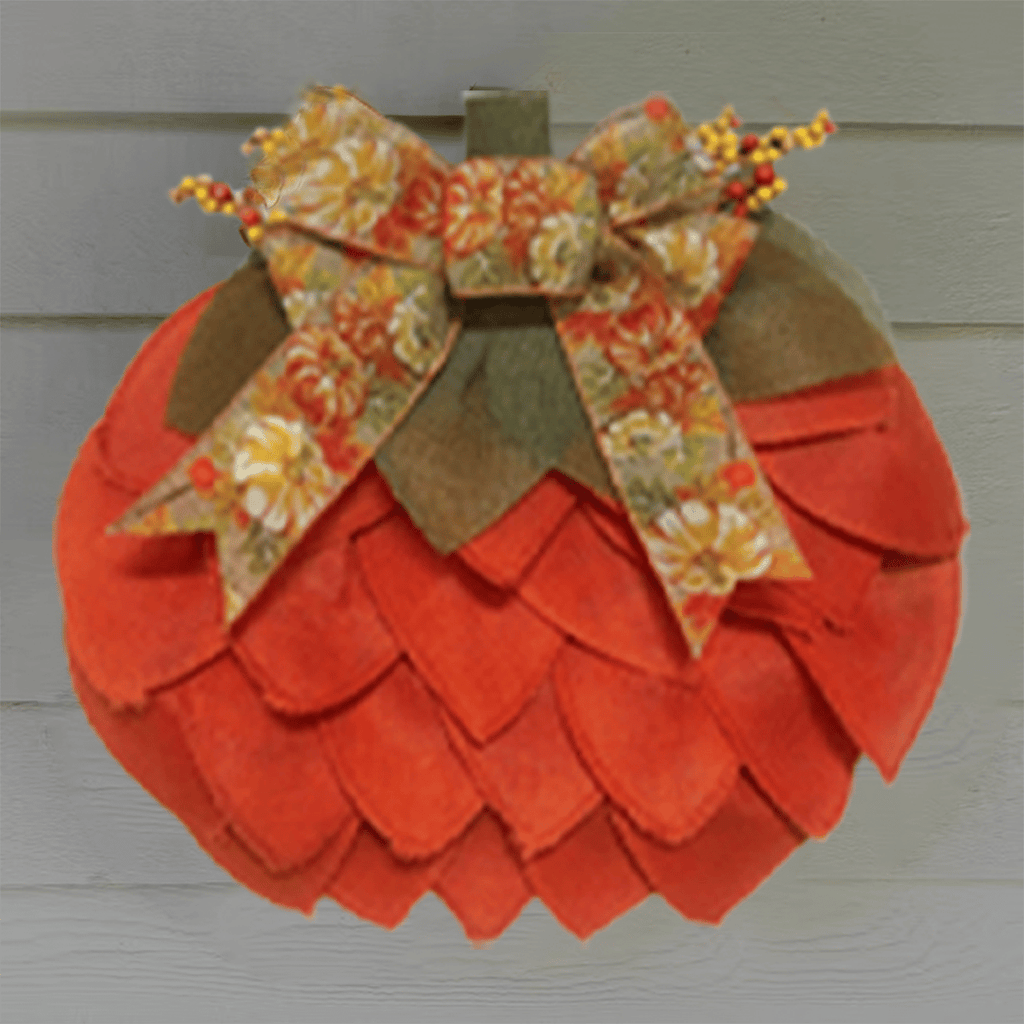 🔥 🍁Handmade Fall Pumpkin Wreath🎃