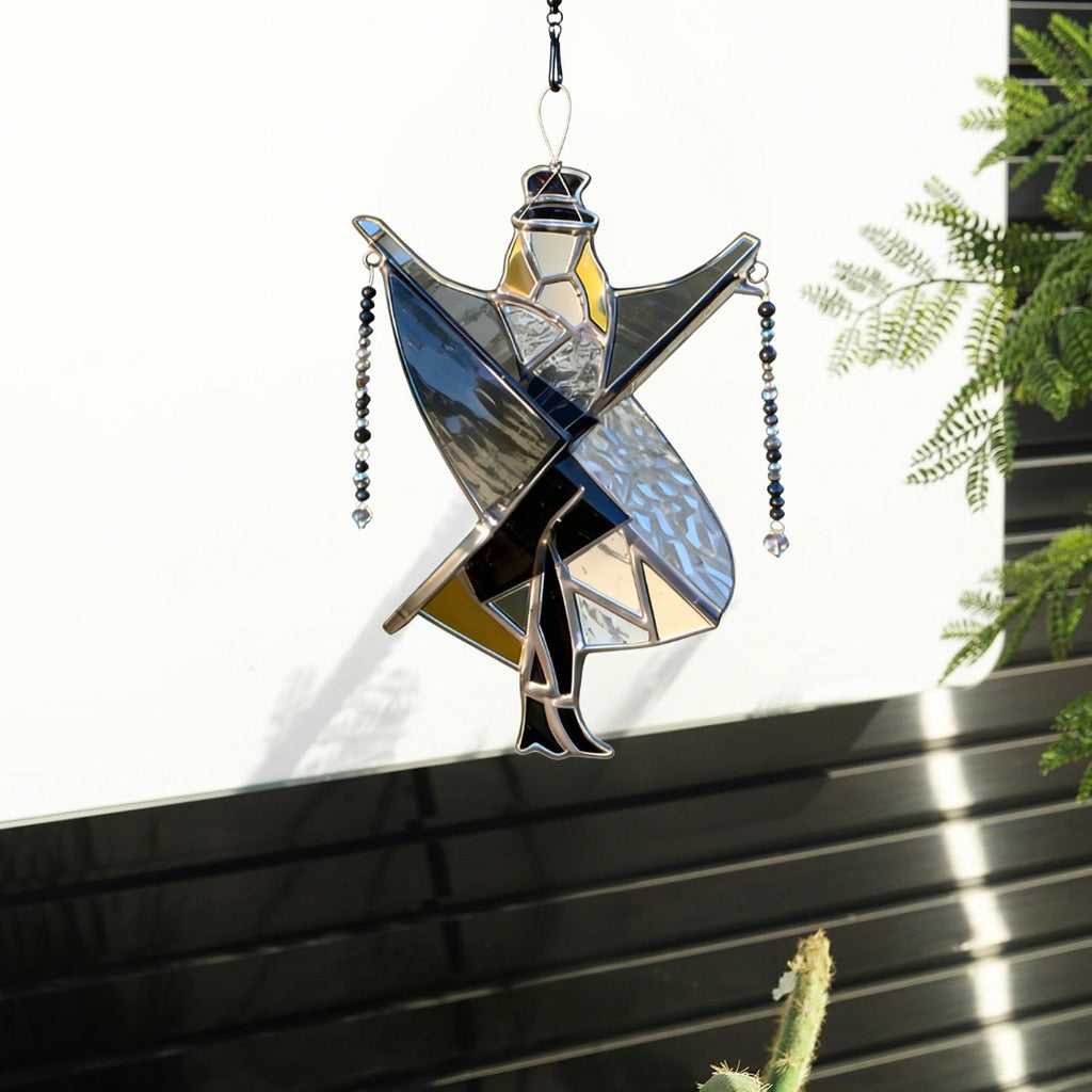 🔥LAST DAY 59% OFF -💃Stevie Nicks🤘 Handmade Stained Glass Spinner