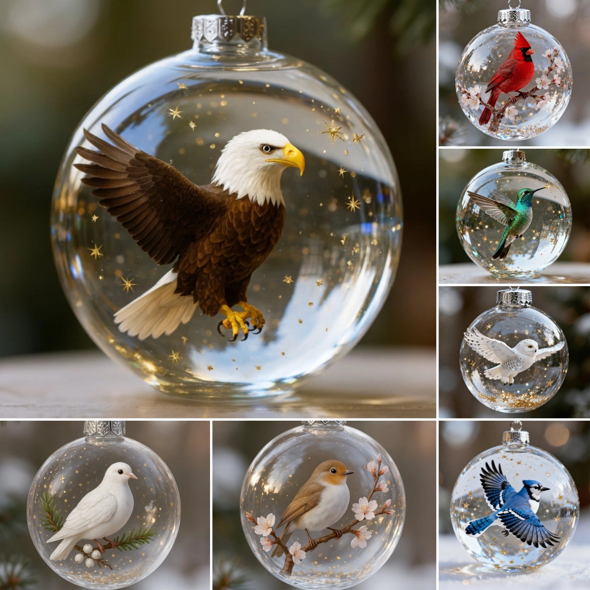 Nature’s Birds Ornament Gift