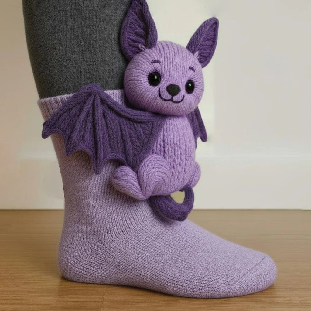 🎁 Last Day 50% OFF – Cosy 3D Knit Animal Socks, Cute & Comfy for You or a Lovely Gift 💝