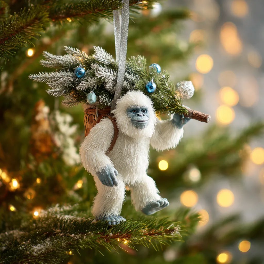 🎄👣Last Day 49% OFF - 2026 Wildlife Wonders CollectionTM  Bigfoot Ornament(3D)🌟
